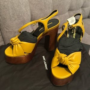 YSL Bianca Platform Sandals